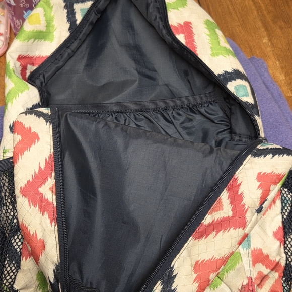 Thirty-One Multicolor Diamond Pattern Backpack - Picture 3 of 3